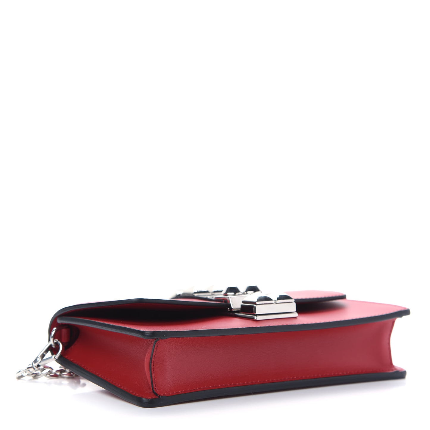 City Calfskin Studded Mini Elektra Crossbody Bag Fuoco Black