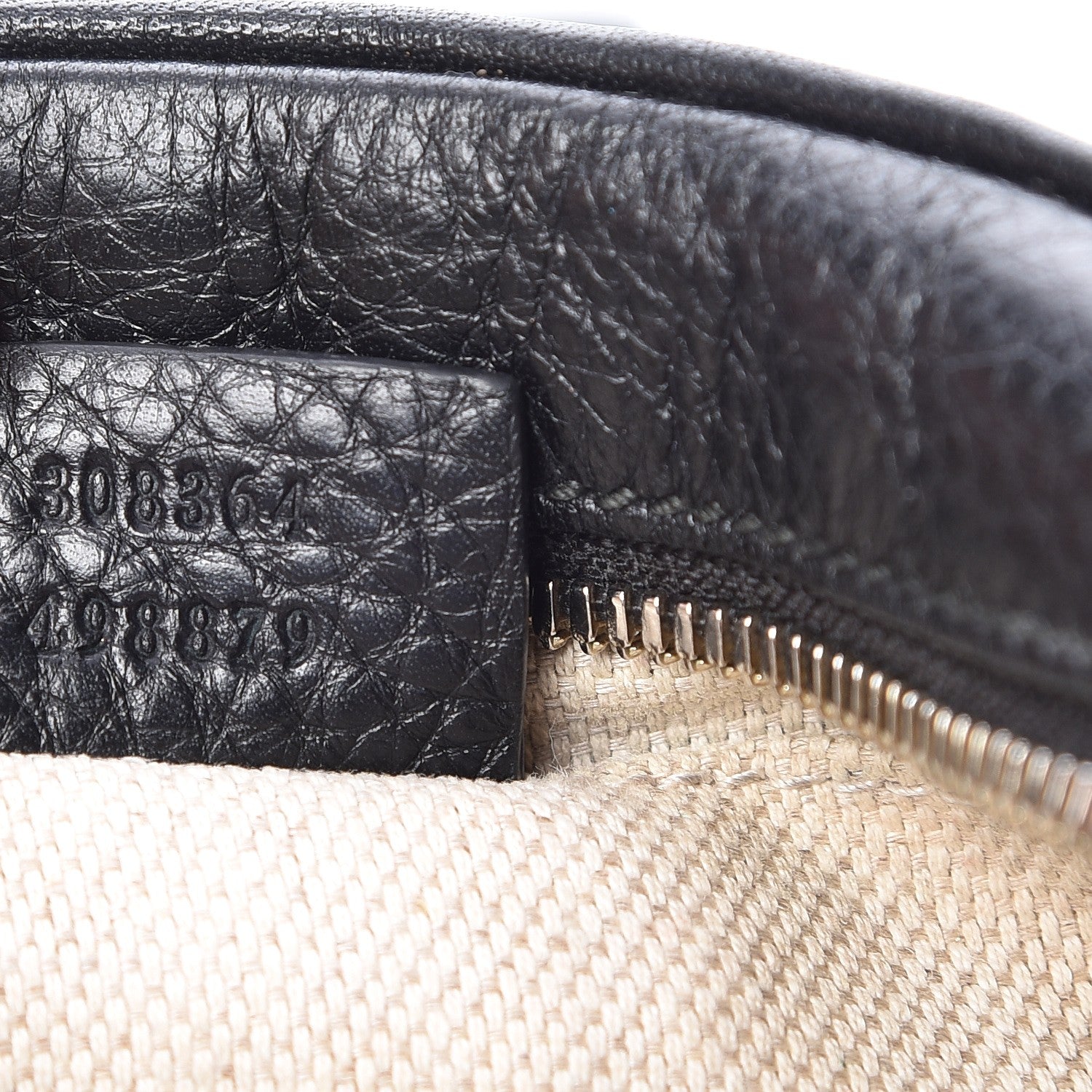 Gucci Pebbled Calfskin Small Soho Disco Bag Black 6 of 8
