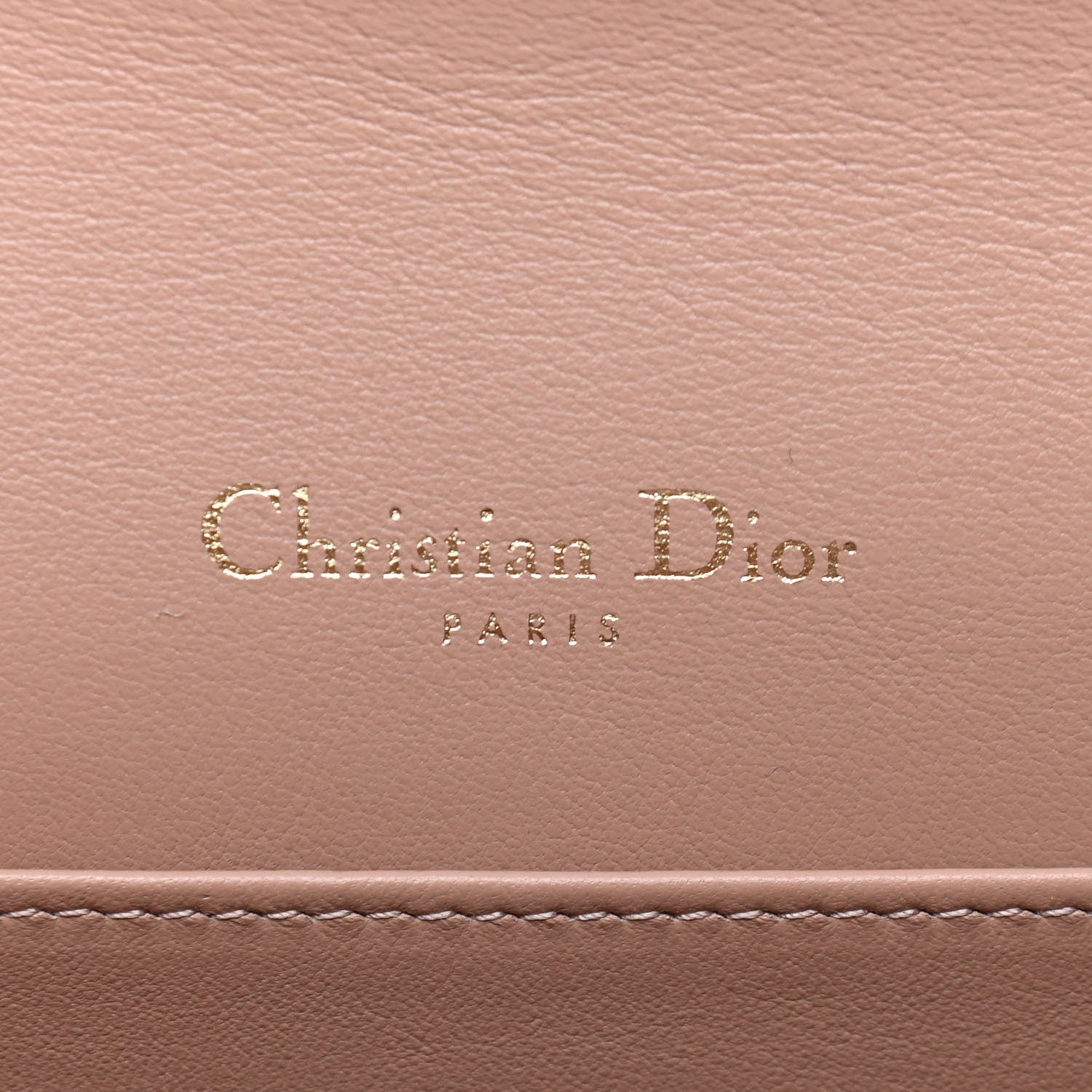 Christian Dior Patent Cannage Lady Dior Convertible Clutch Beige 6 of 9