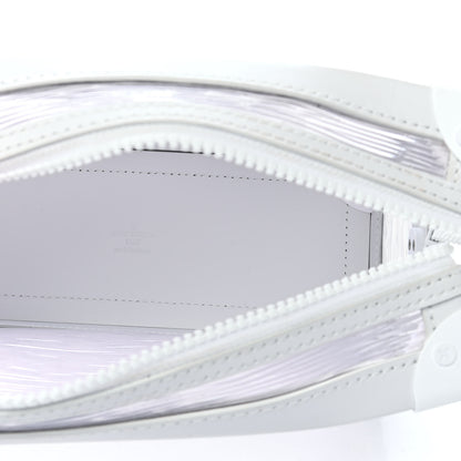 Louis Vuitton Calfskin PVC Epi Plage Soft Trunk Optic White 7 of 8