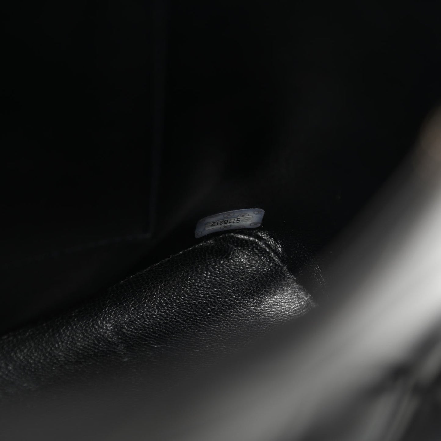 Lambskin Quilted Medallion Tote Black