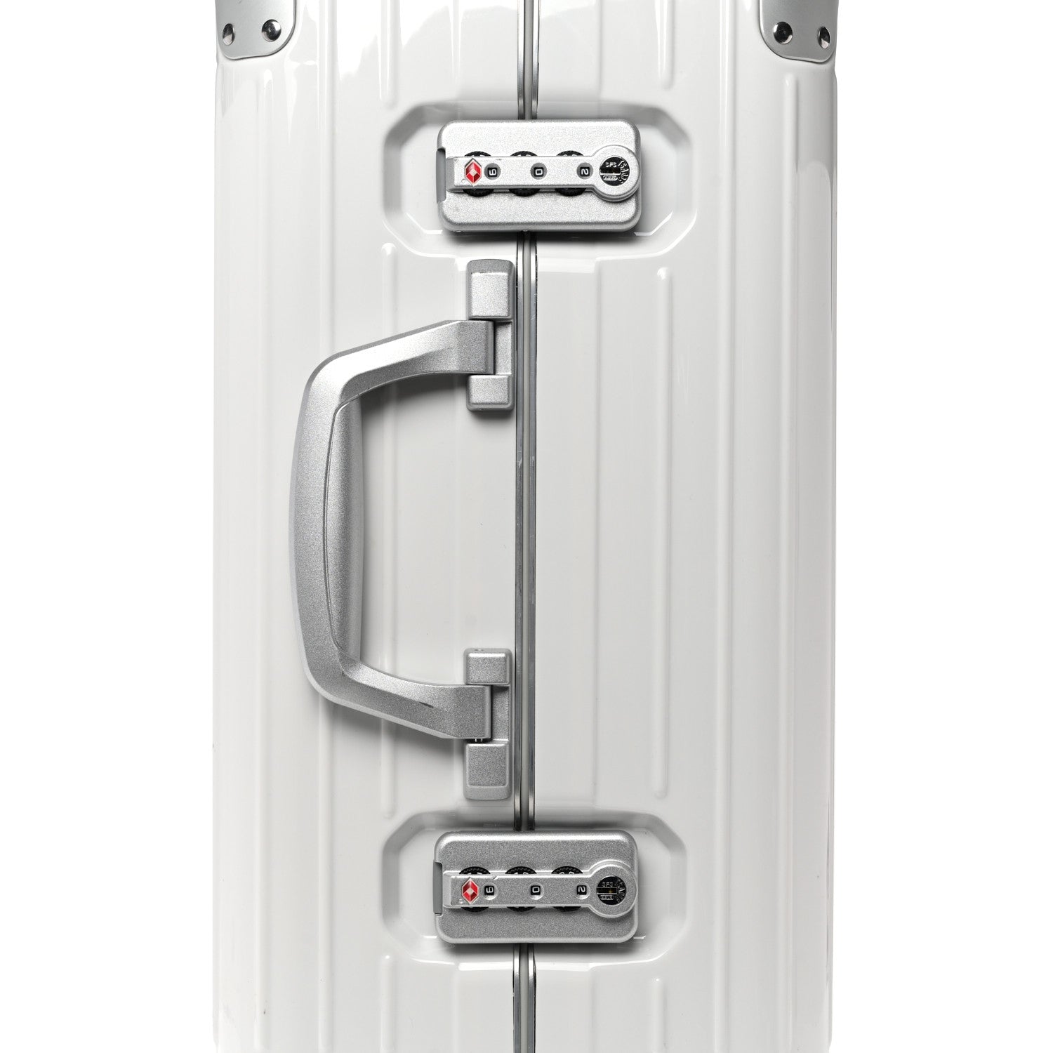 Rimowa Gloss Polycarbonate Aluminum Hybrid Cabin Gloss White 9 of 11