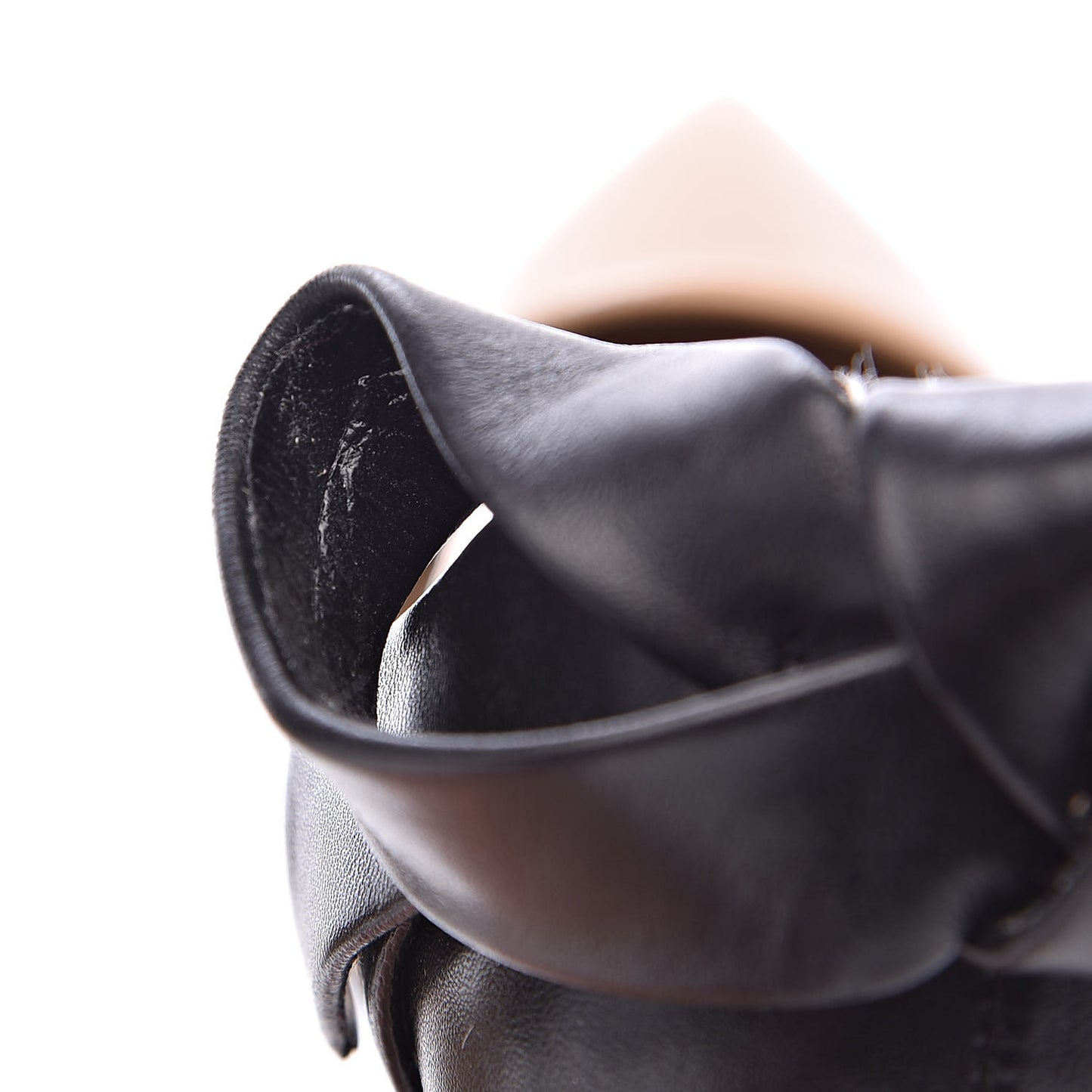 Patent Bow Pumps 36 Nude Black