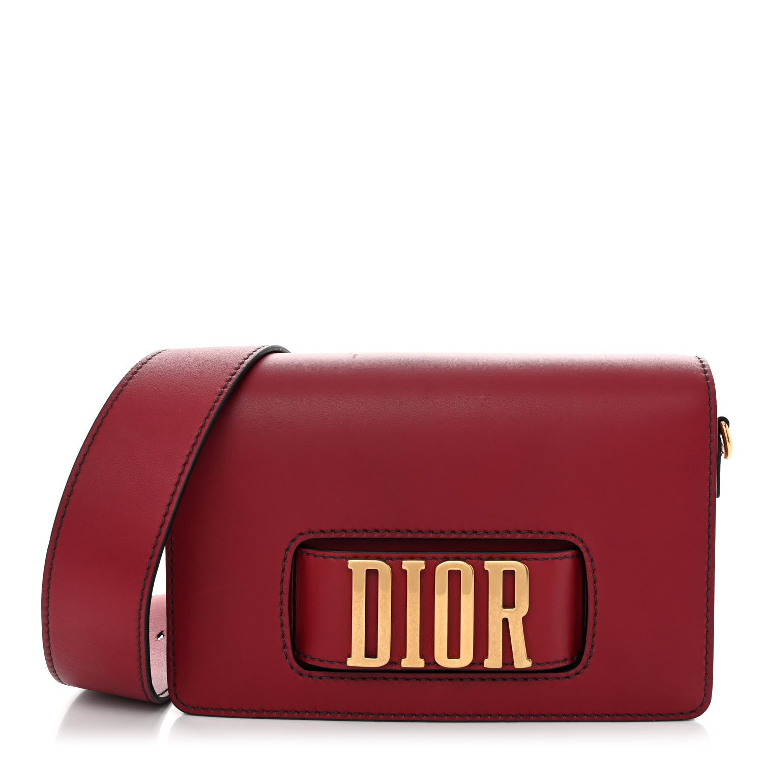 Christian Dior Smooth Calfskin Dio(r)evolution Flap Bag Red 1 of 11