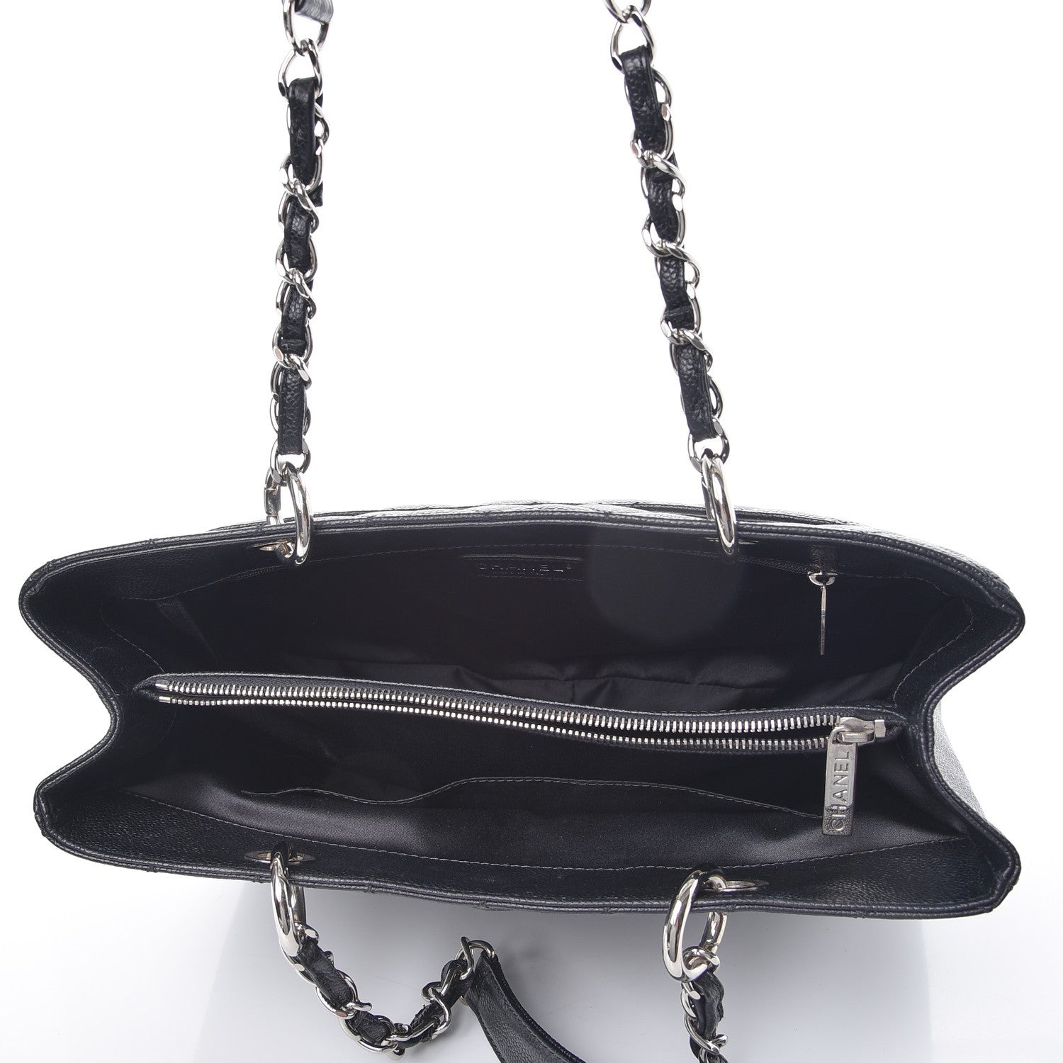 Chanel Caviar Quilted Grand Shopping Tote GST Black 5 of 8