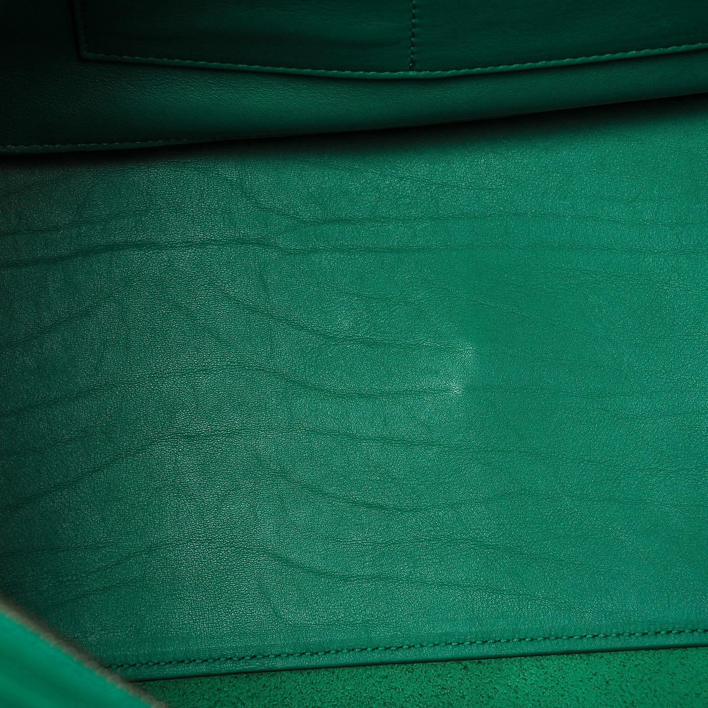 Calfskin Medium Classic Y Cabas Green