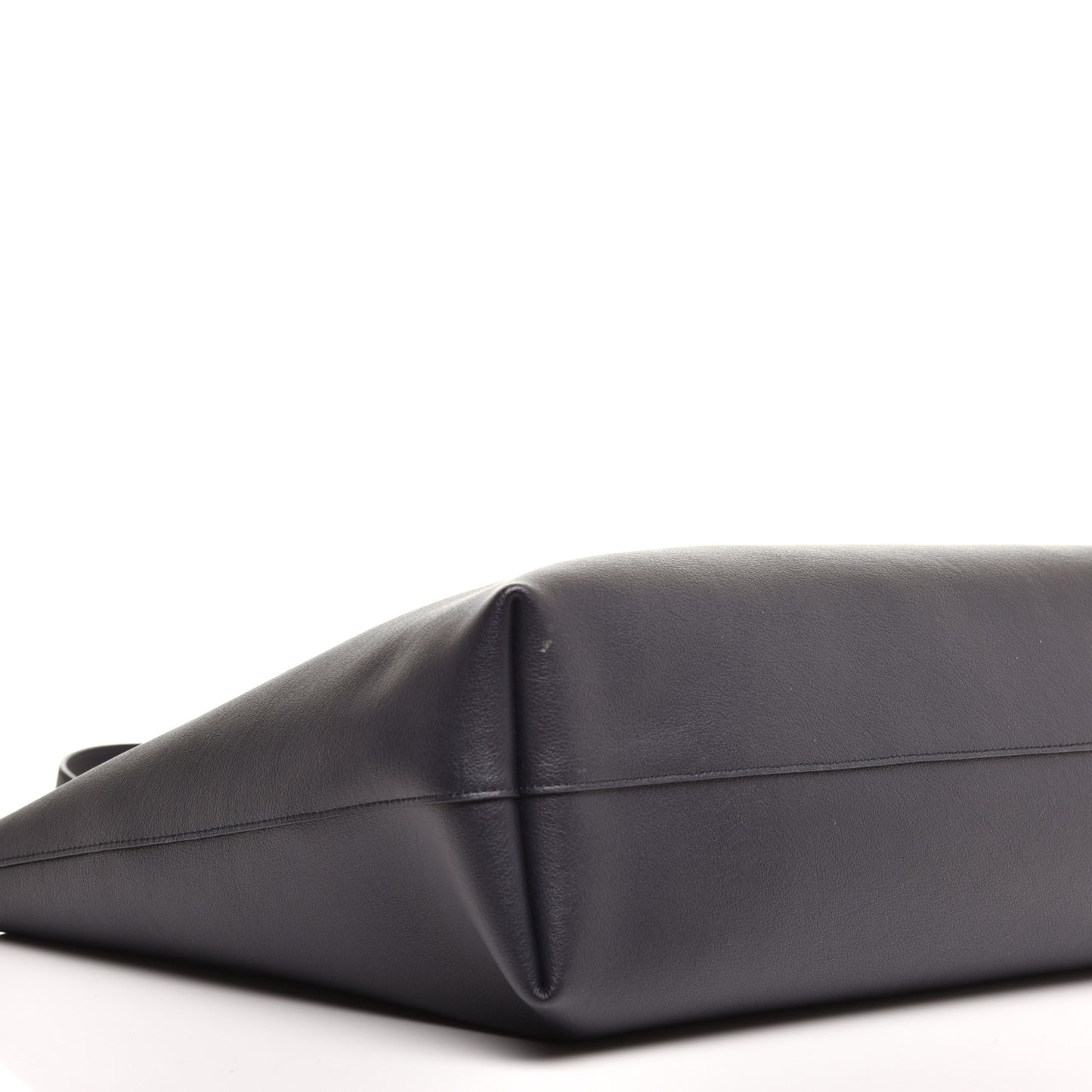 Calfskin Large Shopping Tote Deep Marine