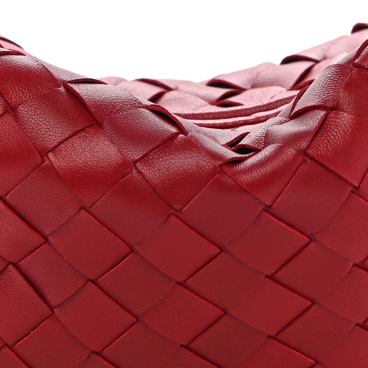 Nappa Intrecciato Mini Jodie Red