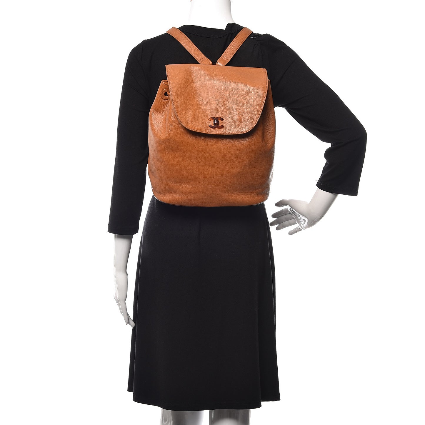 Caviar Tortoise CC Backpack Brown