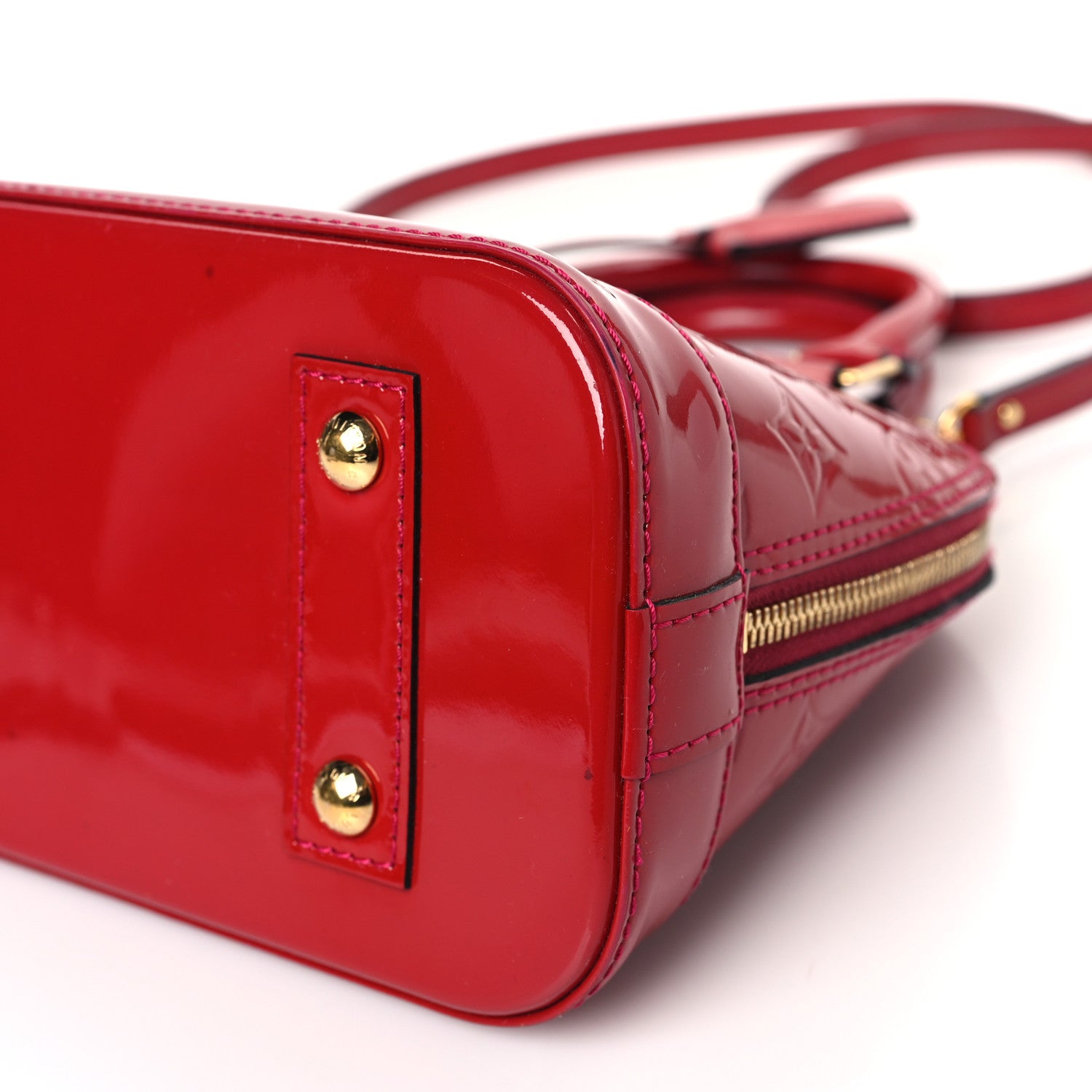 Louis Vuitton Vernis Alma BB Rose Indien 8 of 8