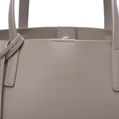 Saint Laurent Calfskin Large Shopping Tote Dark Beige 10 of 11