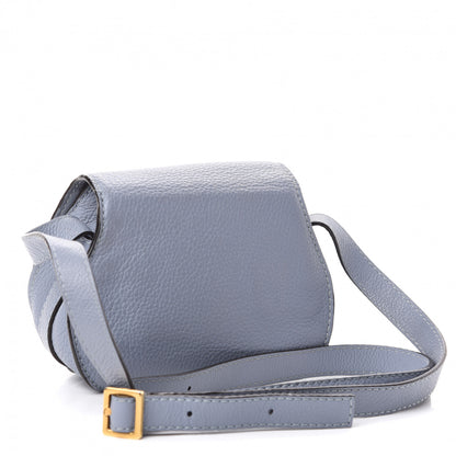 Chloe Calfskin Mini Marcie Round Crossbody Bag Washed Blue 3 of 11