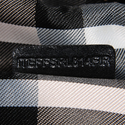 Burberry Prorsum Calfskin Studded Knight Satchel Black 7 of 10