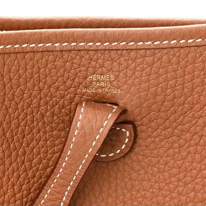 Hermes Taurillon Clemence Evelyne TPM Gold 6 of 11