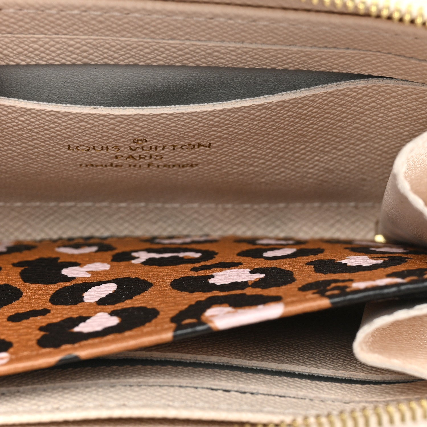 Louis Vuitton Monogram Giant Wild At Heart Zippy Coin Purse Creme 6 of 9