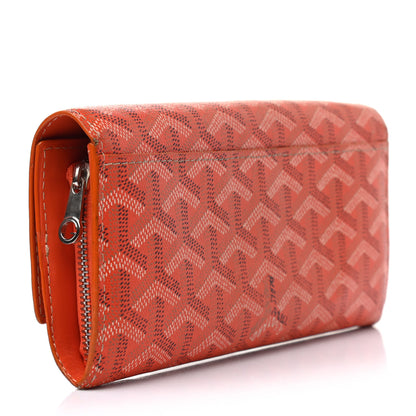 Goyard Goyardine Varenne Long Wallet Orange 3 of 10