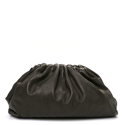 Bottega Veneta Smooth Butter Calf The Pouch Oversized Clutch Kaki Fondent 1 of 11