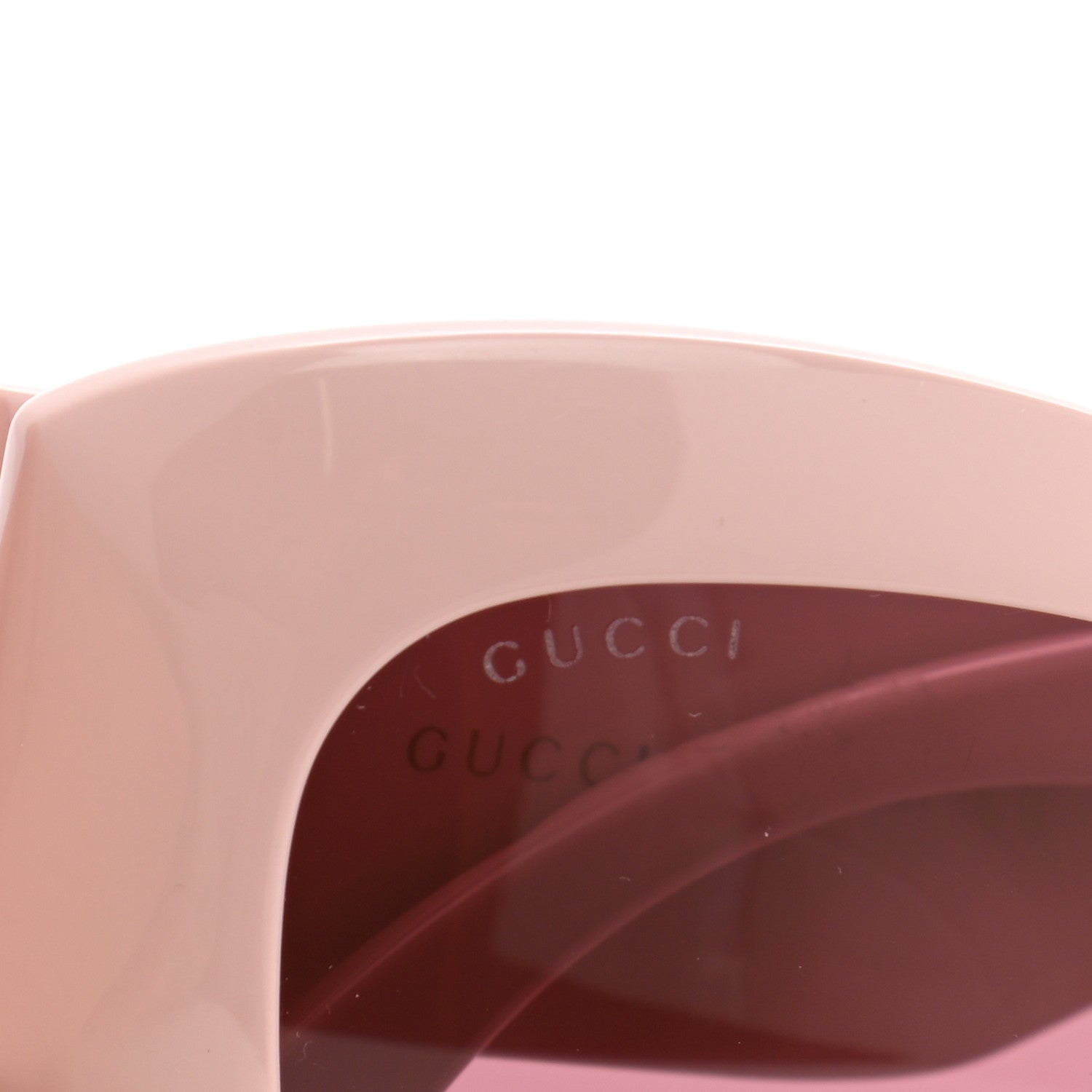 Gucci Acetate GG Butterfly Sunglasses GG0808S Pink 7 of 8