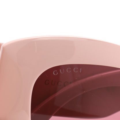 Gucci Acetate GG Butterfly Sunglasses GG0808S Pink 7 of 8