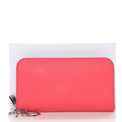 Christian Dior Smooth Calfskin Diorissimo Voyageur Wallet Rose Hot Pink 9 of 9
