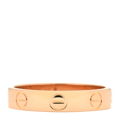 Cartier 18K Pink Gold 3.5mm LOVE Wedding Band Ring 50 5.25 3 of 4