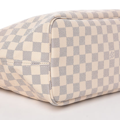 Louis Vuitton Damier Azur Neo Neverfull MM Rose Ballerine 8 of 9