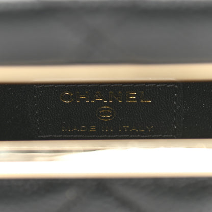 Chanel Caviar Quilted Evening Box Bag Black 6 of 11