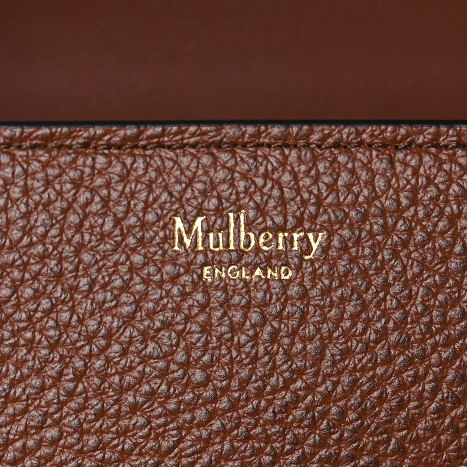 Mulberry Natural Grained Calfskin Small Darley Satchel Oak 6 of 10
