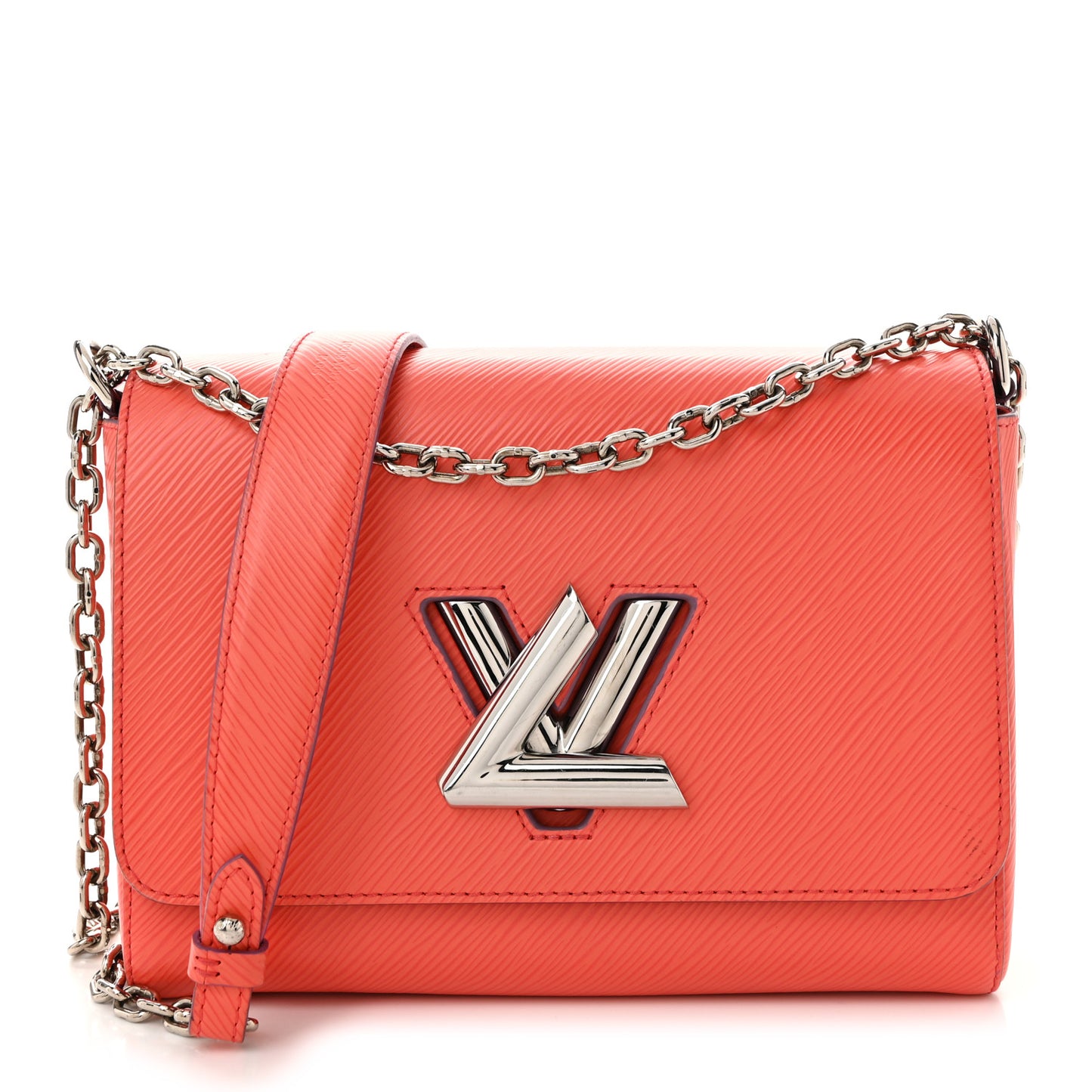Epi Twist Shoulder Bag MM Coral