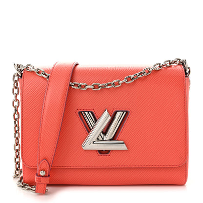 Louis Vuitton Epi Twist Shoulder Bag MM Coral 1 of 10