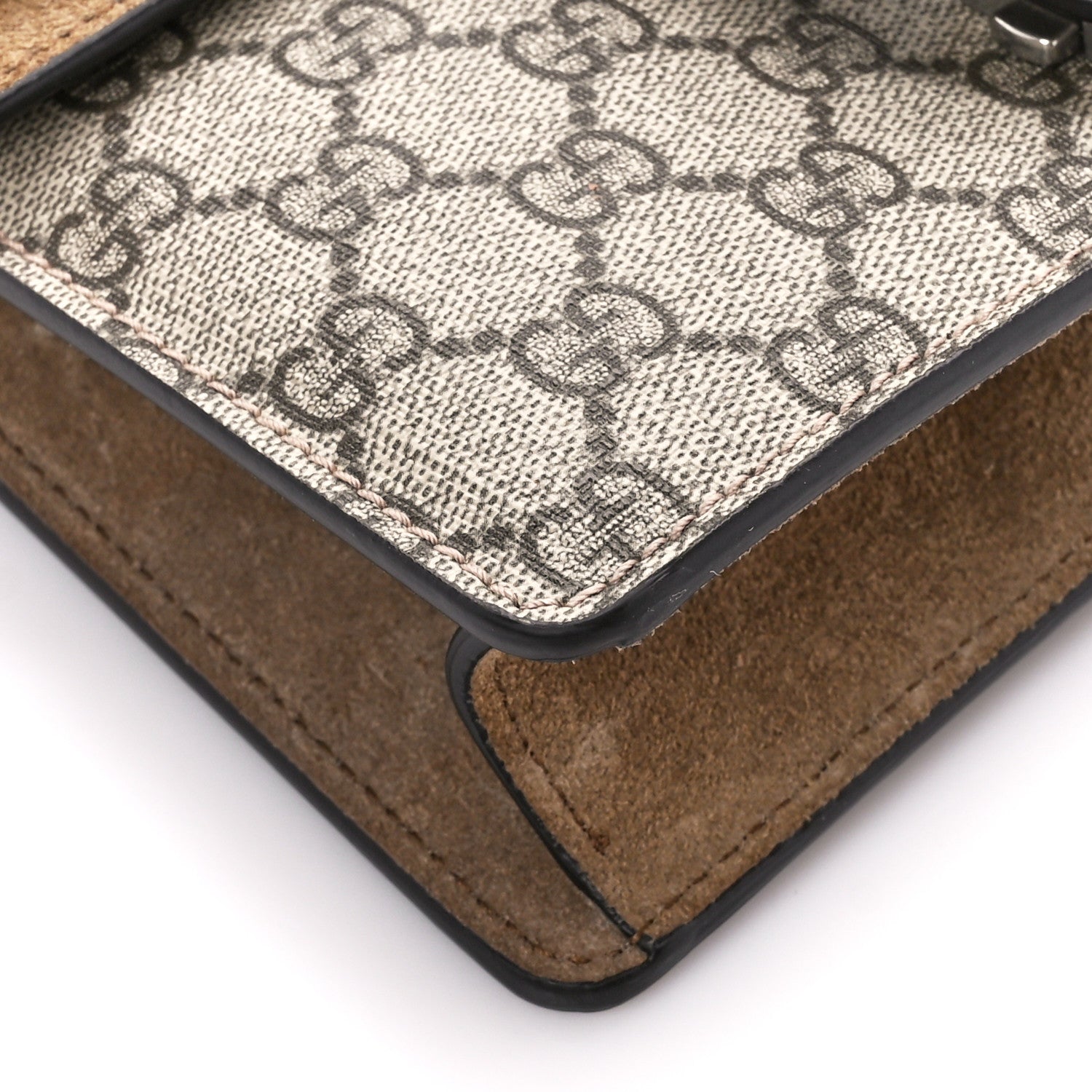 Gucci GG Supreme Monogram Mini Dionysus Shoulder Bag Taupe 9 of 12