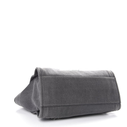 Chanel Canvas Sequin Medium Deauville Tote Charcoal 3 of 10