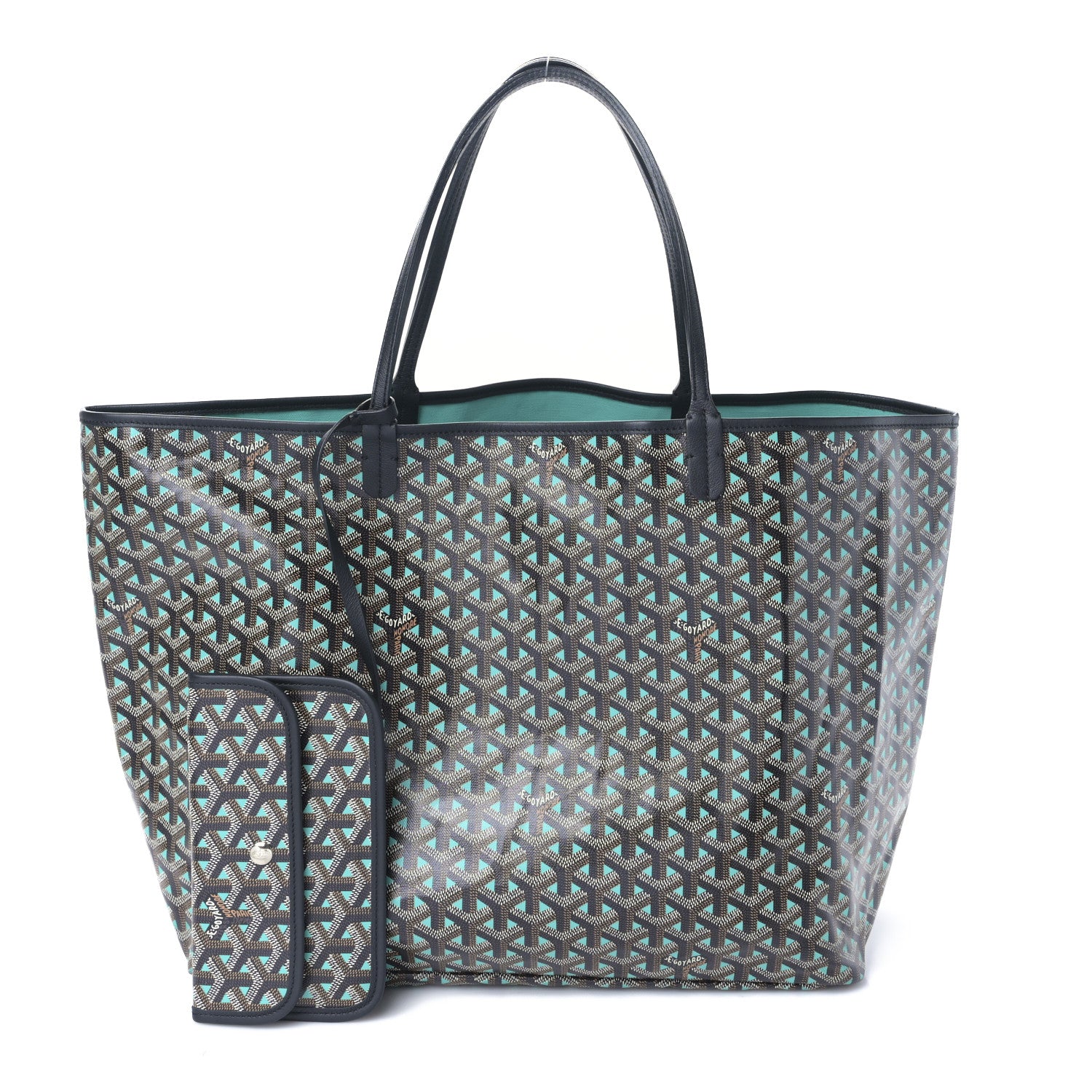 Goyard Goyardine Saint Louis Claire Voie GM Black Opaline 1 of 9