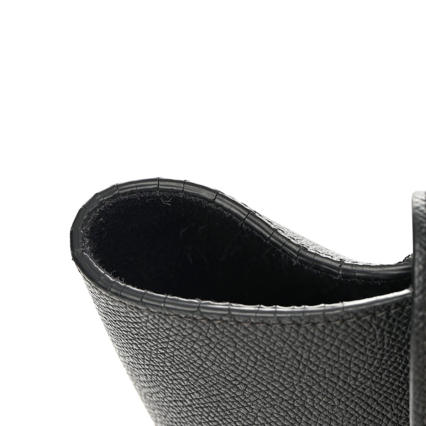 Grained Calfskin Mini Belt Bag Black