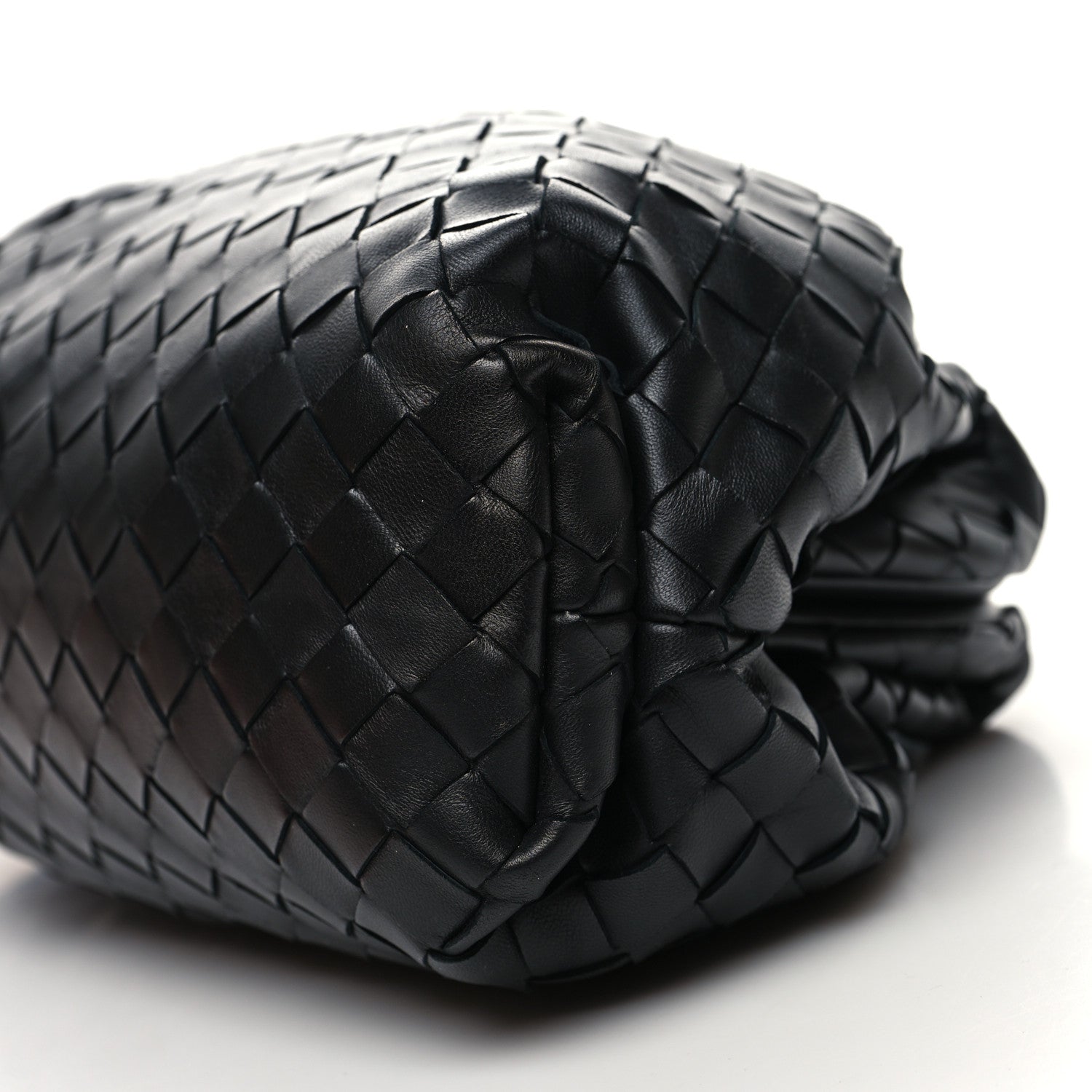 Bottega Veneta Nappa Maxi Intrecciato The Pouch Oversized Clutch Black 10 of 10