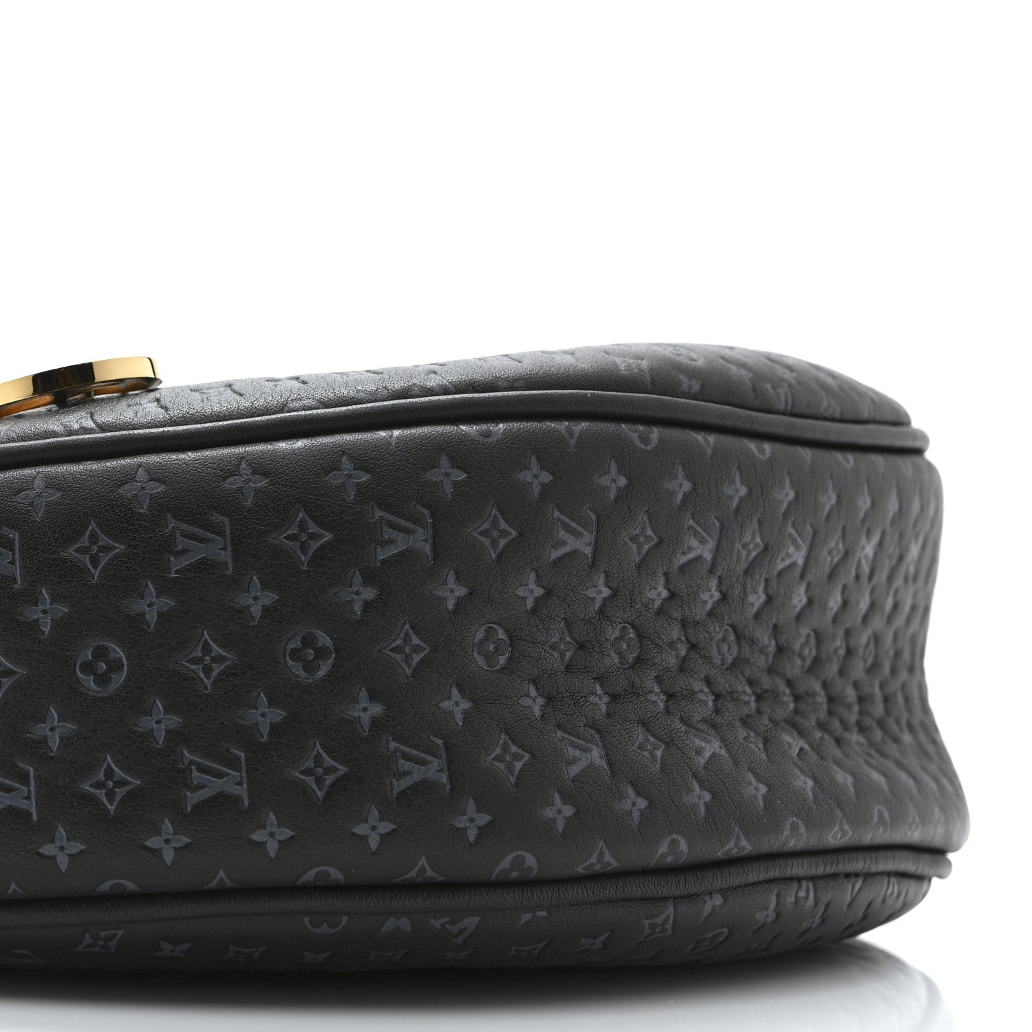 Louis Vuitton Calfskin Embossed Monogram Loop Black 8 of 9