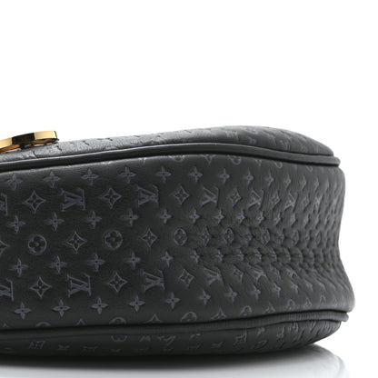 Louis Vuitton Calfskin Embossed Monogram Loop Black 8 of 9