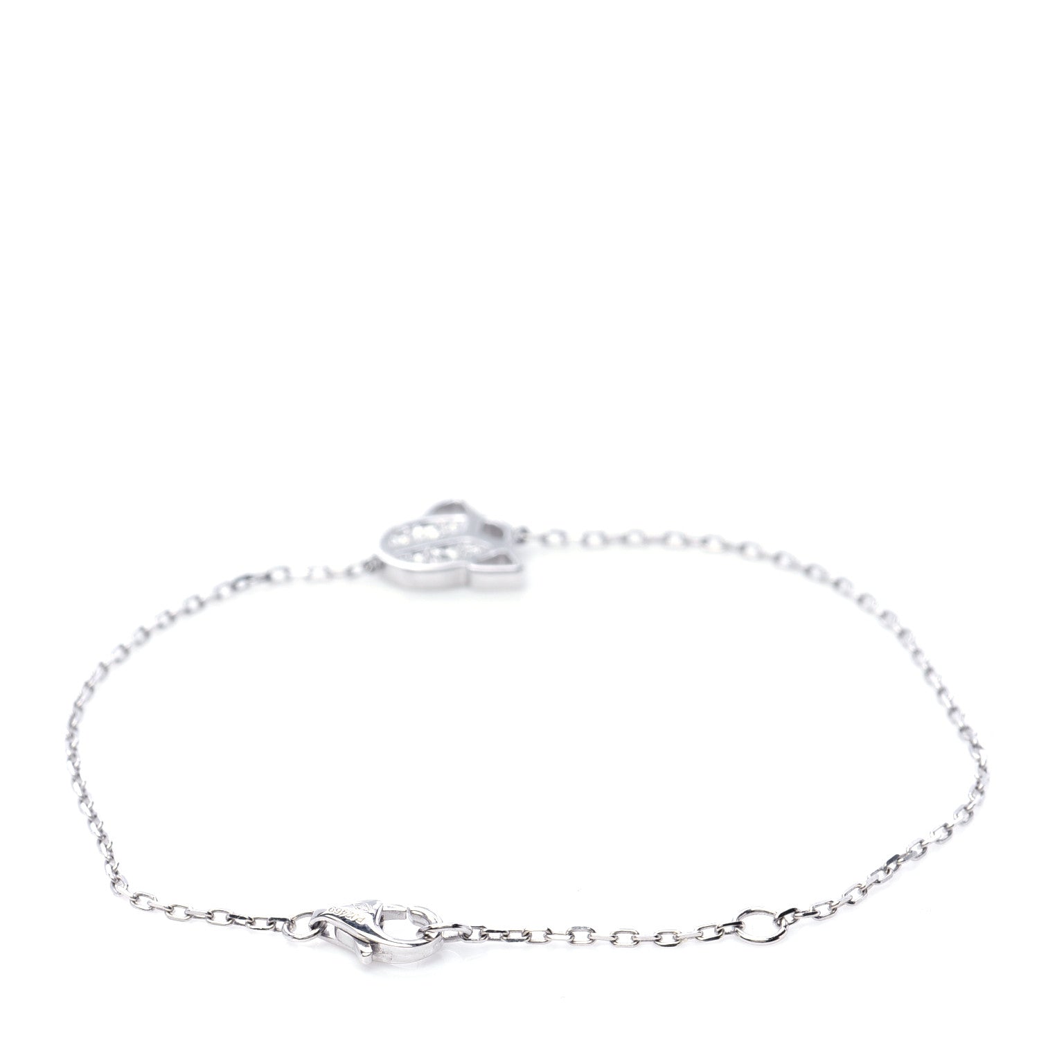 Cartier 18K White Gold Diamond Scarab Bracelet 3 of 6