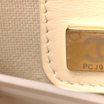 Chanel Suede Calfskin Large Perfect Bowling Bag Grey 7 of 10