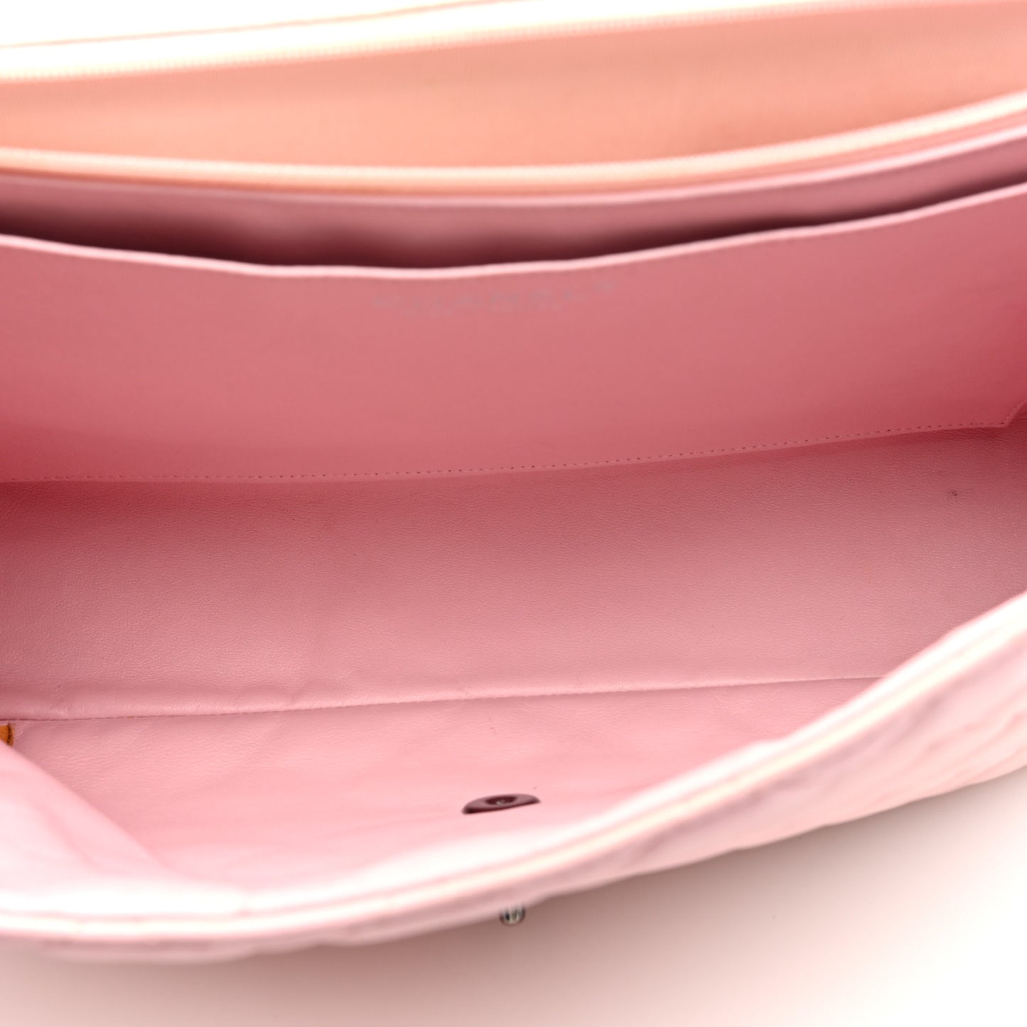 Lambskin Quilted Maxi Single Flap Pink