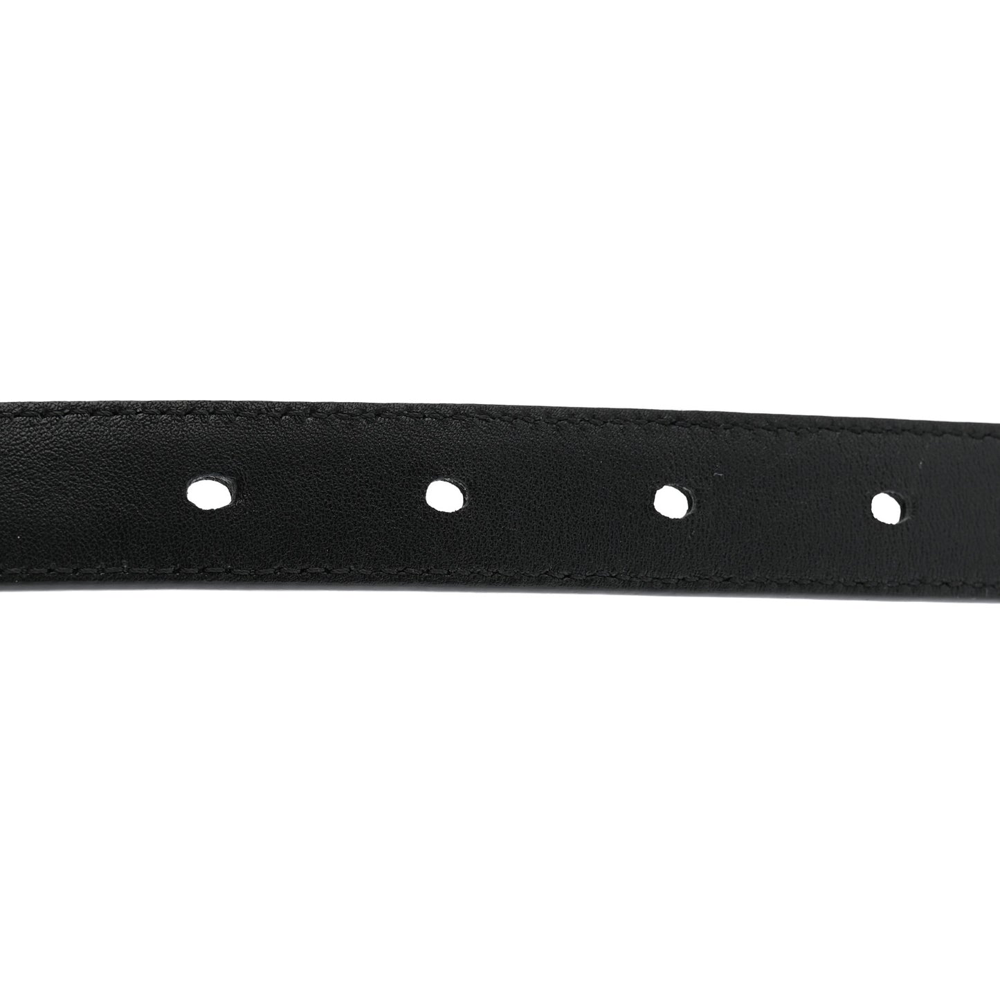 Smooth Calfskin Monogram Square Buckle Belt 85 34 Black