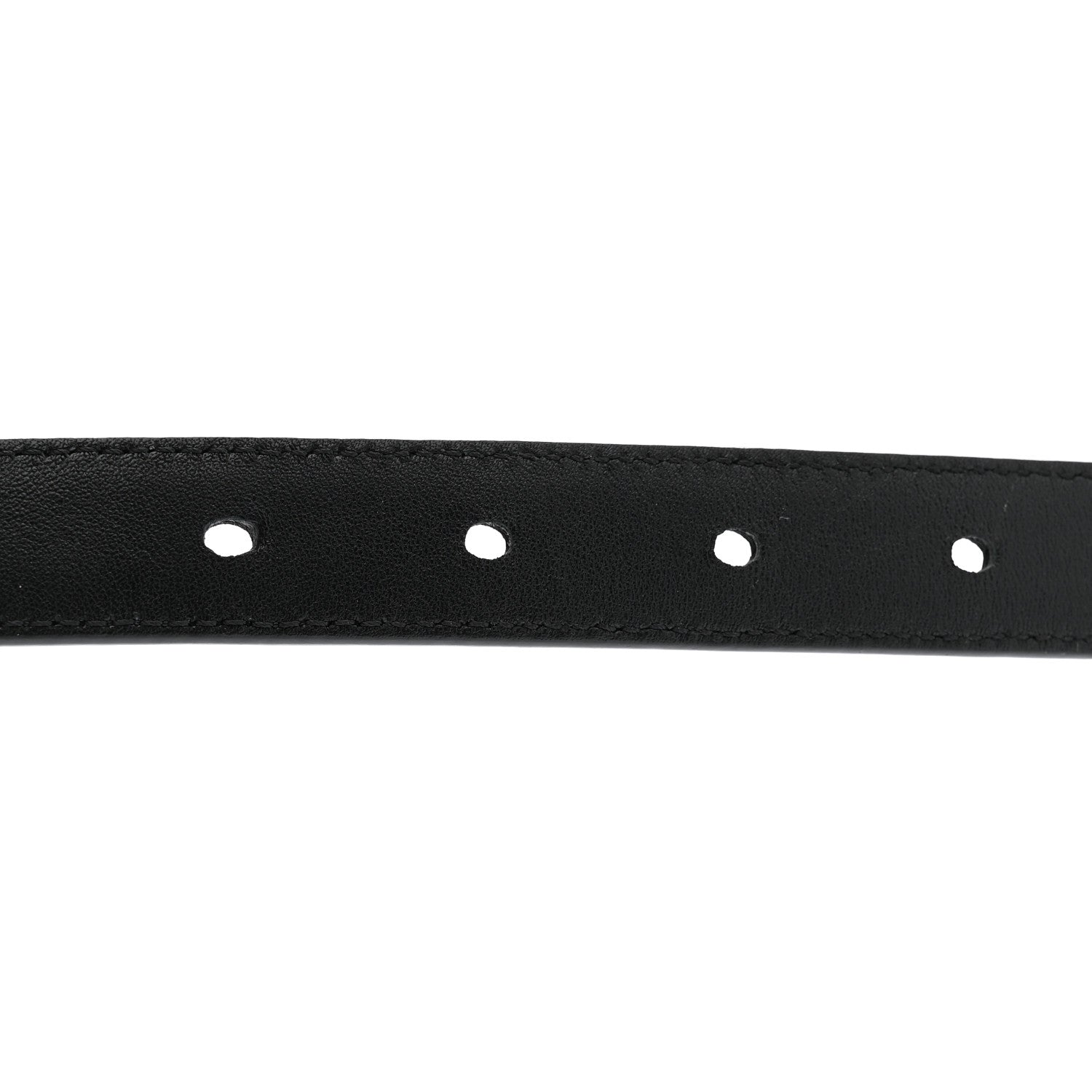 Saint Laurent Smooth Calfskin Monogram Square Buckle Belt 85 34 Black 6 of 7