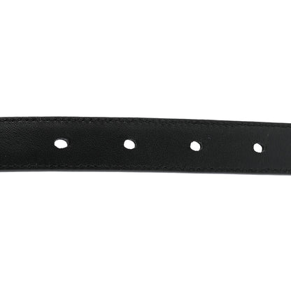 Saint Laurent Smooth Calfskin Monogram Square Buckle Belt 85 34 Black 6 of 7