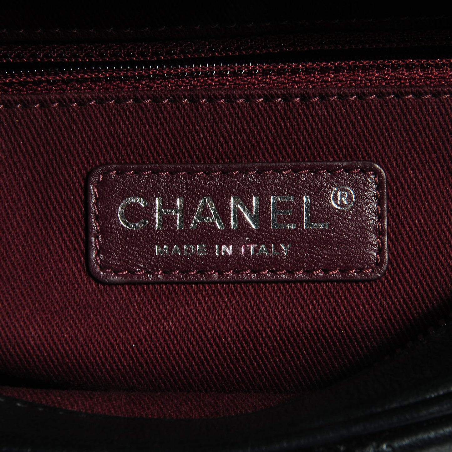 Calfskin Coco Sporran Medium Flap Black