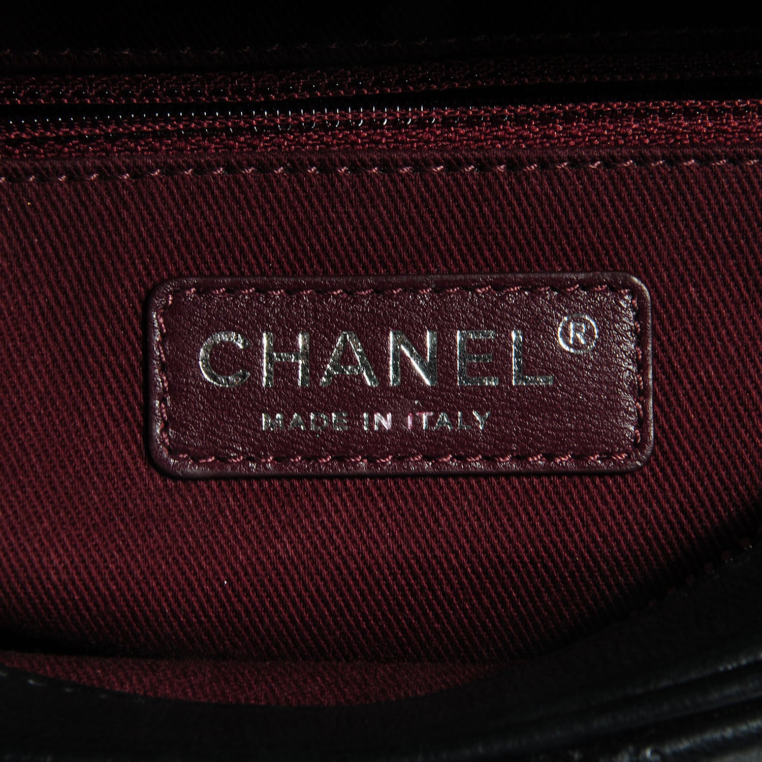 Chanel Calfskin Coco Sporran Medium Flap Black 6 of 9