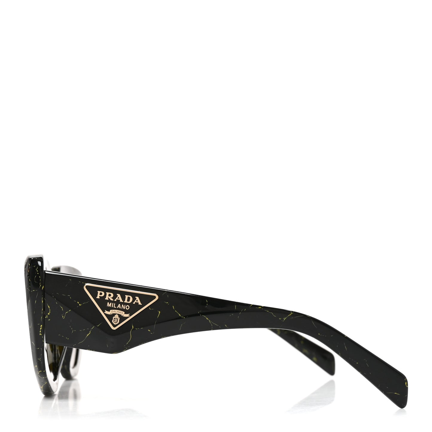 Acetate Symbole Sunglasses SPR 14Z Black Marble