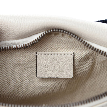 Gucci Grained Calfskin Small Logo Belt Bag White 8 of 10