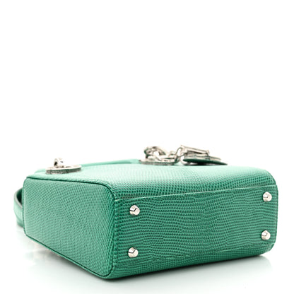 Christian Dior Lizard Swarovski Crystal Mini Lady Dior Green 4 of 11