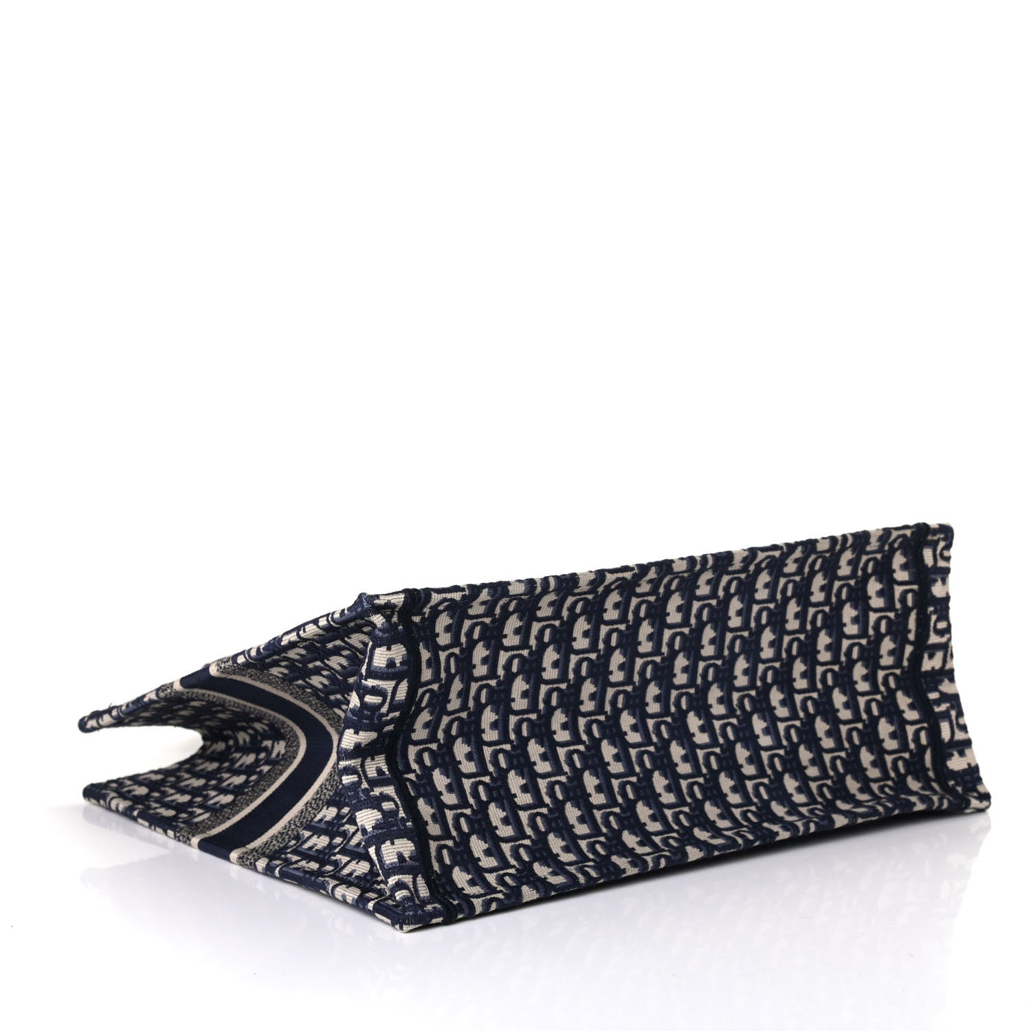 Christian Dior Oblique Book Tote Blue Multicolor 3 of 4