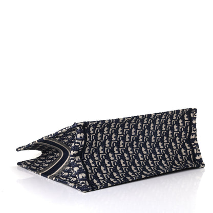 Christian Dior Oblique Book Tote Blue Multicolor 3 of 4